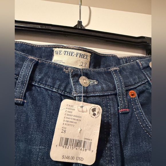We The Free Indigo Straight-Leg Jeans 🔥 Size 28 - Picture 2 of 5